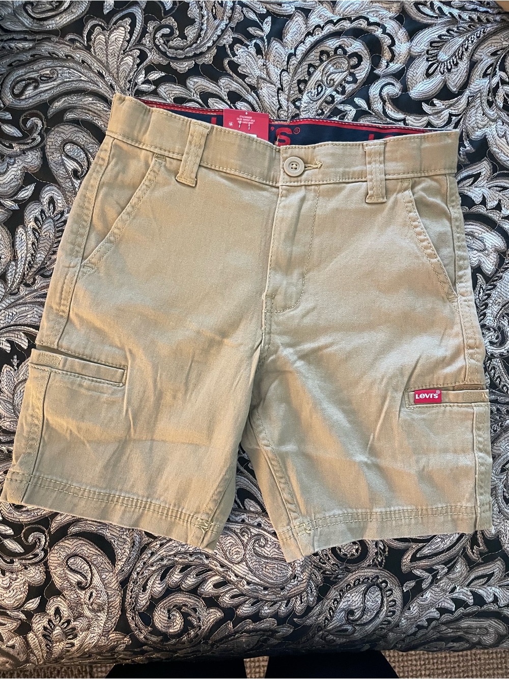 Levi's Boy’s Khaki Cargo Shorts